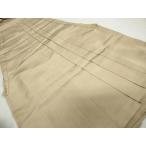  flat мир магазин кимоно * мужчина лошадь езда hakama белый конский каштан цвет натуральный шелк замечательная вещь DAAZ7774ud