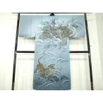  flat мир магазин кимоно * мужчина длинное нижнее кимоно . рука .. дракон . золотая краска натуральный шелк замечательная вещь DABA1105ps