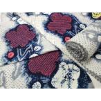 平和屋本店■極上　夏物　浴衣　有松鳴海絞り　反物　着尺　花散らし　綿　逸品　未使用　DZAA11307kh5