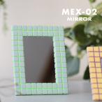  зеркало зеркало | MEX MIRROR | зеленый neon цвет плитка способ Северная Европа 2WAY орнамент класть type в коробке интерьер модный подарок подарок 