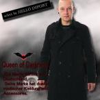  готический одежда punk негодный .. повреждение обработка мода зима бушлат мужской чёрный бесплатная доставка /rfa077
