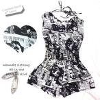  все в одном комбинезон женский шорты Skull рисунок журнал рисунок общий рисунок шт .. симпатичный импортированный автомобиль /woj006