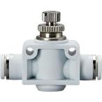 空圧・油圧機器 スピードコントローラ ＴＲＵＳＣＯ　スピ－ドコントロ－ラ－　インライン型　１２ｍｍ　  (SCIR-12)