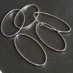 4808-{ колесо детали } кольцо детали rhodium 40x20mm 5 шт /1 упаковка 