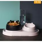 ペットボウル 自動給水器 ペットボウル 食器 犬猫餌入れ 水飲み器 餌やり機 フードボウル ペットボトル スタンド水入れ食盆 えさ皿 ペット用品