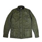  Bab a-BARBOUR MQU0365 Inter National e Ariel Pola - стеганый оливковый стеганная куртка тонкий 