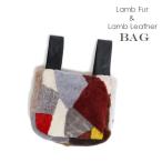 ラムファーラムレザートートバッグ手提げバッグマルチカラフルレディースギフト...