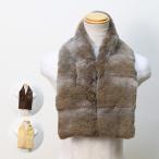 ミンクファーマフラースリット付レディース