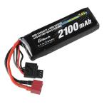 HTG Basic lipo аккумулятор электрооружие для патент (специальное разрешение) технология G-Tech использование (7.4V 2100mAh 40C) Mini S Dean z сменный коннектор T type 