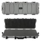 HTG Basic WAVE 100 ( большая вместимость легкий водонепроницаемый IP67 Stackable/ в машине накладывающийся возможность ) твердый gun кейс gun кейс жесткий чехол с роликами 100cm Gray (Elite модель )