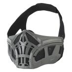 WoSporT Scorpion ハーフ スチールメッシュ マスク Gray