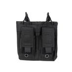 WoSporT 5.56/9mm open top двойной подсумок для магазинов BK