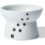 猫壱（necoichi） ハッピーダイニング 猫用 脚付フードボウル レギュラー 猫柄