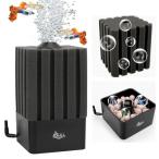 AQQA スポンジフィルター 小型 投げ込み式フィルター ろ材入れる可能 生物ろ過 物理ろ過 エアーリフト酸素増加 淡水海水両用 水槽フィルター