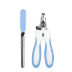 GUOU для домашних животных кусачки для ногтей защита защита кусачки для ногтей проходить предотвращение кошка собака двоякое применение ( кусачки для ногтей + пилочка для ногтей ) голубой маленький размер 