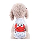 fu. удача симпатичный "дышит" сетка маленький средний собака одежда футболка спорт одежда . прогулка выход одежда . весна летняя одежда собака одежда лучший день жарение предотвратить удаление волос защита (S