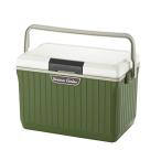 サンカ べリアスクーラー 高性能な断熱材を採用 ワンプッシュオープン型クーラーボックス 17L 大型 モスグリーン 保冷力の高いハードタイプ c