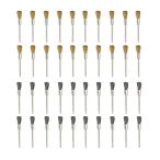 YFFSFDC маршрутизатор щетка 40 штук входит кисть type латунь тросик щетка сталь щетка 2.35mm ось полировка щетка DREMEL вращение tool аксессуары 