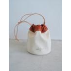 20/80｜トゥエンティーエイティー TWENTY EIGHTY canvas＃8and leather draw string bag/P019