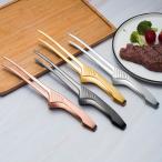 トング 3個セット 4カラー 焼肉 クレーバートング 約25cm 焼肉トング ステンレス バーベキュー キャンプ 調理器具 先端が浮く (先細)