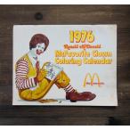 レターパックプラス対応 マクドナルド ユーズド 1976年 カレンダー USED 中古 アメリカ雑貨 カンパニー ジャンク インテリア レア 珍しい コレクターズアイテム