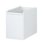 Like-it ストッカーユニット スリムストレージ ミディ 分別 ボトル ホワイト 255BL