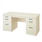 SEIKO　FAMILY(生興)　日本製　LCSシリーズ(ニューグレータイプ)　W1400　両袖机　LCS-147CG ＜メーカー直送又はお取り寄せにつきキャンセル・返品・変更不可＞