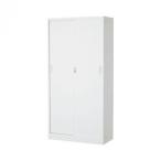 オフィス向け　一般書庫・ホワイト 3×6型引違書庫 1号鉄戸　COM-603D-W ＜メーカー直送又はお取り寄せにつきキャンセル・返品・変更不可＞