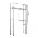 ツッパリクローゼットハンガーラック(幅スリム)ハイタイプ　ワイド　SK-90H・W ＜メーカー直送又はお取り寄せにつきキャンセル・返品・変更不可＞