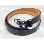  unused goods! UNIQLO/ Uniqlo Italian saddle leather narrow belt L size 0 [6017y1]