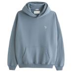 【並行輸入品】アバクロンビー&フィッチ メンズ パーカー ( オーバーサイズ ) Abercrombie&Fitch Elevated Icon Popover Hoodie (ブルー)