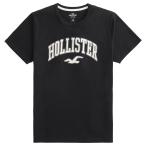 ショッピングAbercrombie 【並行輸入品】【メール便送料無料】ホリスター メンズ Ｔシャツ ( 半袖 ) Hollister Varsity Logo Graphic Tee (ブラック) 【tシャツ ｔシャツ 】