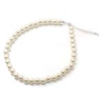 Yahoo! Yahoo!ショッピング(ヤフー ショッピング)パールネックレス パールビーズ 10mmパール 40cm K30-15