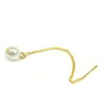 Yahoo! Yahoo!ショッピング(ヤフー ショッピング)ピアス チェーンピアス6mmパール 片耳用 Y65-53（１個ペアではございません）