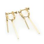 Yahoo! Yahoo!ショッピング(ヤフー ショッピング)イヤリング ゴールドダブルスティック ぶらさがり Y69-72 両耳用 ペア ジュエリー イヤーアクセサリー