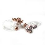 Yahoo! Yahoo!ショッピング(ヤフー ショッピング)イヤリング ノンホールピアス 樹脂イヤリング クロス Y70-017 ジュエリー