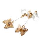 Yahoo! Yahoo!ショッピング(ヤフー ショッピング)イヤリング ノンホールピアス 樹脂イヤリング 蝶バタフライY70-046 ジュエリー