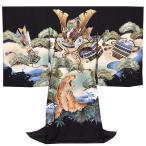 [ в аренду ].. три . кимоно мужчина натуральный шелк производство надеты длинное нижнее кимоно есть праздничная одежда . три .