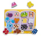 Melissa &amp; Doug Blue's Clues &amp; You! Wooden Chunky Puzzle ー Fridge Food (10 P