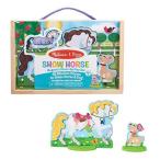 Melissa &amp; Doug Show Horse And Dog Magnetic Dressー Wooden Figures Pretend Pl