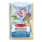 Melissa &amp; Doug Mermaid &amp; Dolphin Magnetic DressーUp Wooden Dolls Pretend Pla