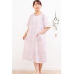 ワンピースパジャマネグリジェ半袖前...