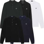  Fred Perry Fredperry рубашка-поло длинный рукав M6006 стандартный олень. . длинный рукав Polo одноцветный Plain Shirt Long Sleeve Polo