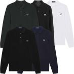 5/29肉の日〜+5% フレッドペリー Fredperry ポロシャツ 長袖 M6006 Fred Perry 定番 鹿の子 ロングスリーブ ポロ 無地 Plain Shirt