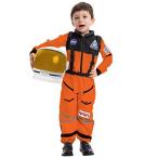 宇宙飛行士 オレンジコスチューム ヘルメット付き L