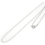 ショッピングGマーク 純プラチナネックレス 純Pt＜999＞チェーン小豆アズキタイプ40センチレギュラーサイズ【ギフトラッピング済み】/送料無料