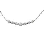 プラチナ900ダイヤモンド0.3カラットラインネックレスダイヤ7石グラデーション4120【ギフトラッピング済み】/送料無料/4月誕生石ダイヤ