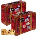  War машина Рождество чемодан жестяная банка 219g 2 жестяная банка комплект бесплатная доставка Рождество walkers Англия Британия .. поставщик 