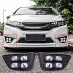 ショッピングホンダ ホンダ フィット3 ハイブリット カスタム パーツ アクセサリー LEDデイライト HF032