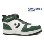 2025新作 コンバース ネクスター 1360 防水 ハイカット スニーカー ホワイト グリーン Sレザー 白 緑 黒 防滑 スノー ウインター シューズ メンズ スノトレ